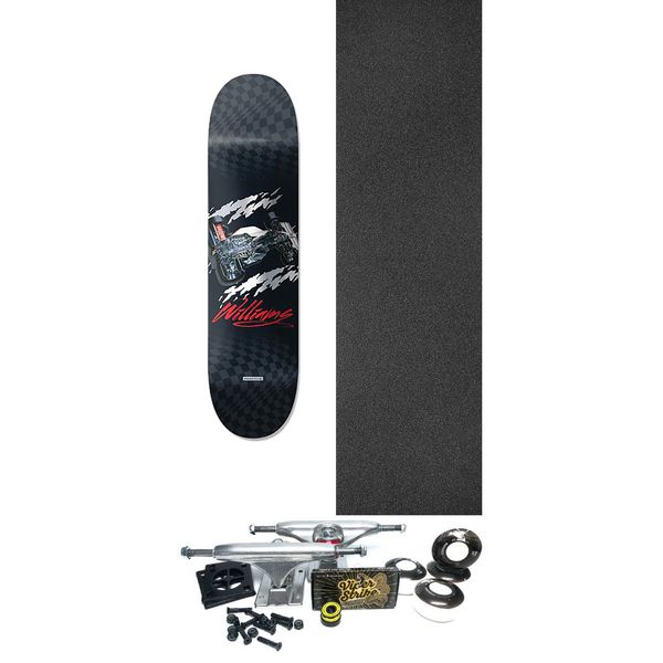 Primitive Skateboarding Tre Williams Podium Black Skateboard Deck - 8.38" x 31.875" - Complete Skateboard Bundle